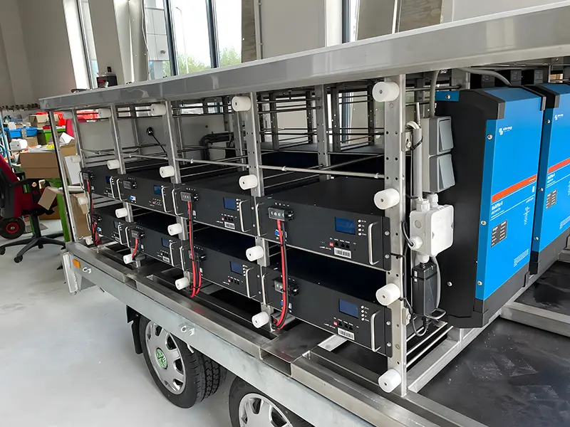 Rack mounted LPR Battery 51.2V100Ah * 16 LFP Project