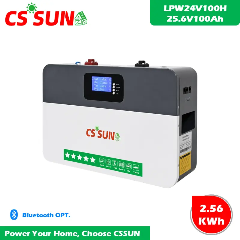 LPW24V100 25.6V 100Ah LifePO4 Power Wall Batteries