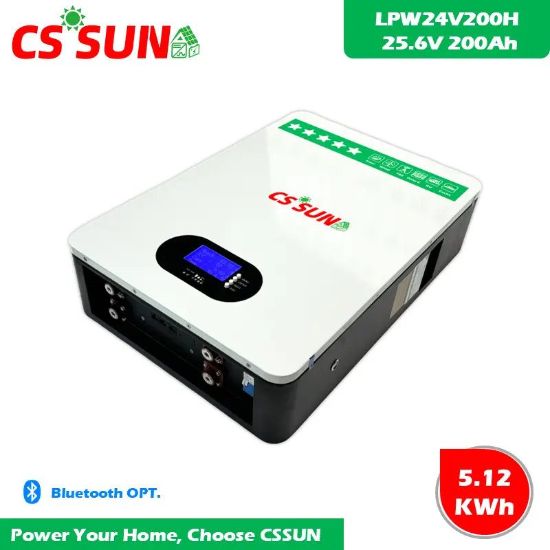 LPW24V200H 25.6V 200Ah LifePO4 Power Wall Batteries BC