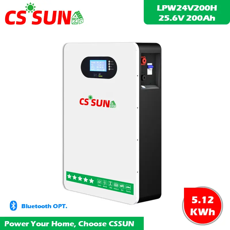 LPW24V200H 25.6V 200Ah LifePO4 Power Wall Batteries SC