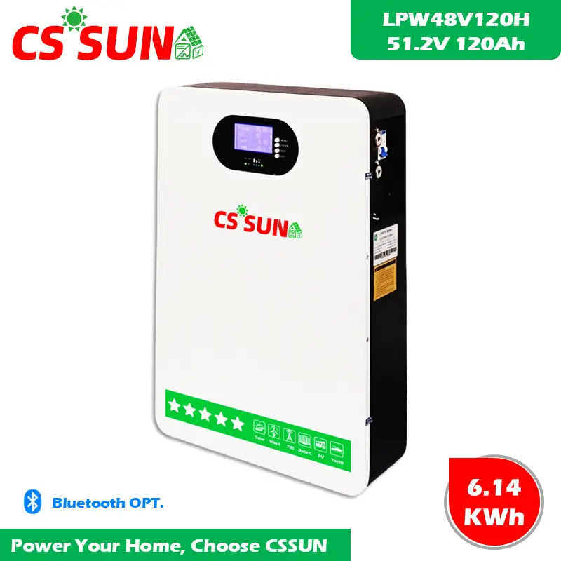 LPW48V120H 51.2V 120Ah LifePO4 Power Wall Batteries