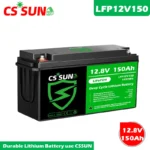 12V LiFePO4 battery for solar energy storage