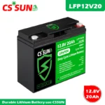 12V 20ah LiFePO4 battery for solar energy storage