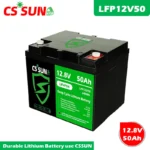 12V 50ah LiFePO4 battery for solar energy storage