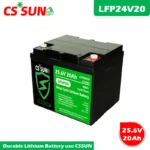 24V LiFePO4 battery for solar energy storage