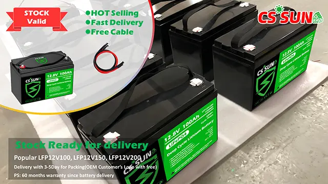 Lfp Lifepo4 Deep Cycle Lithium Battery Stock