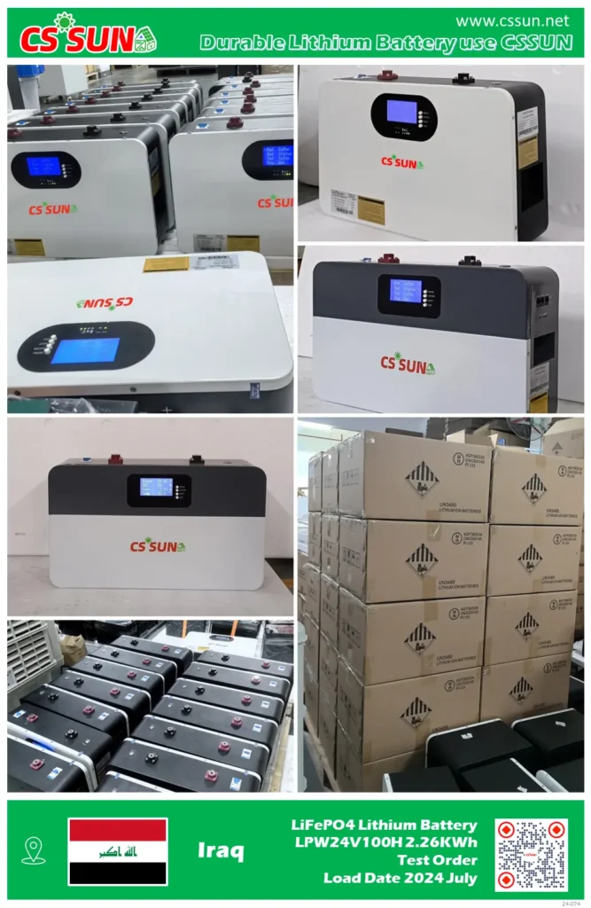 ·028 Lpw24V100Ah Iraq Test Order
