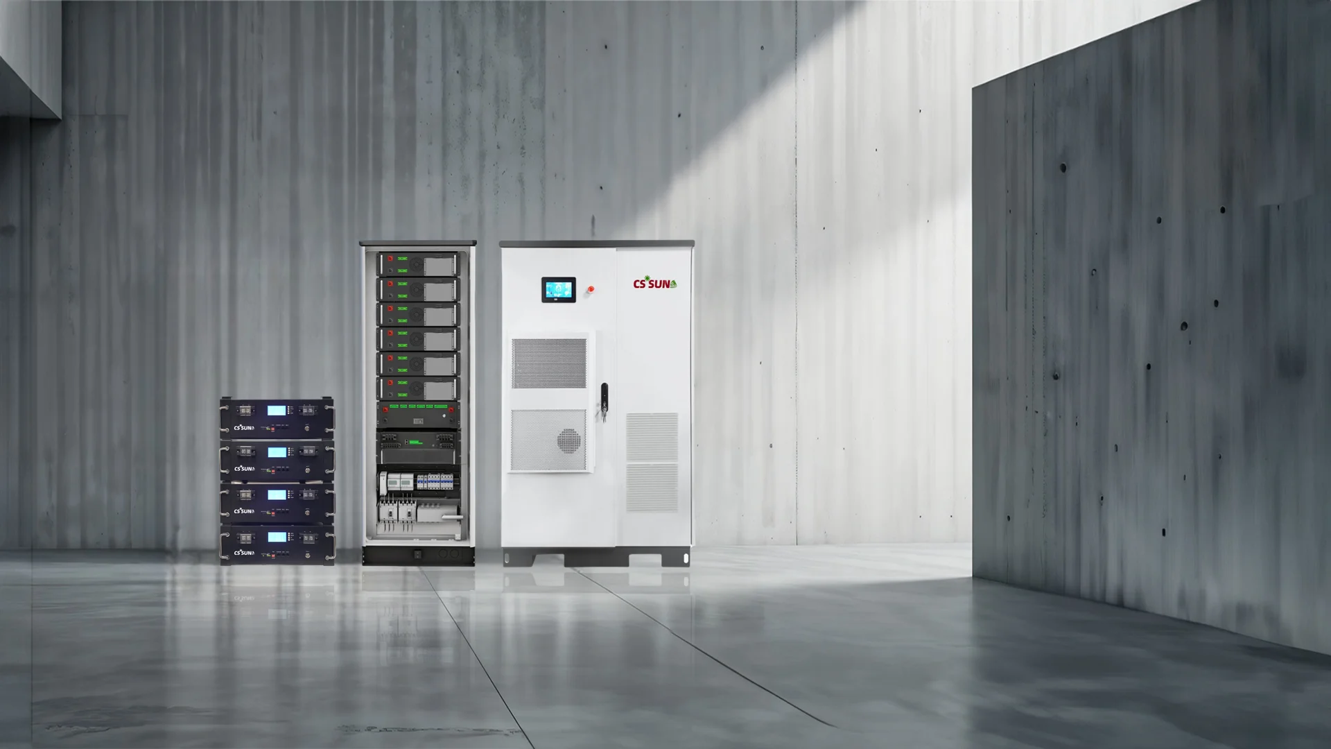 CSSUN rack-mounted lithium battery modules and battery cabinets