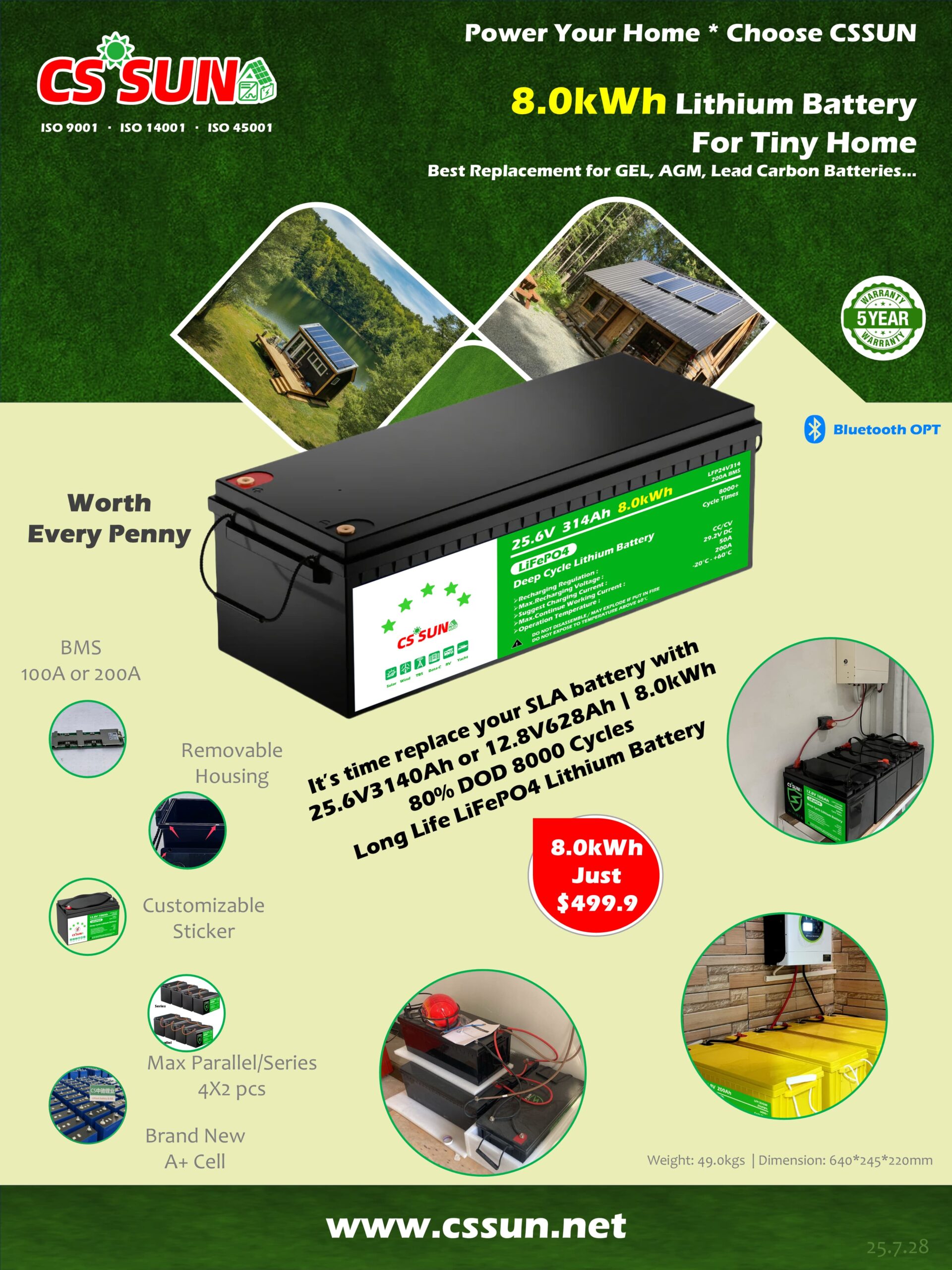 8KWh battery