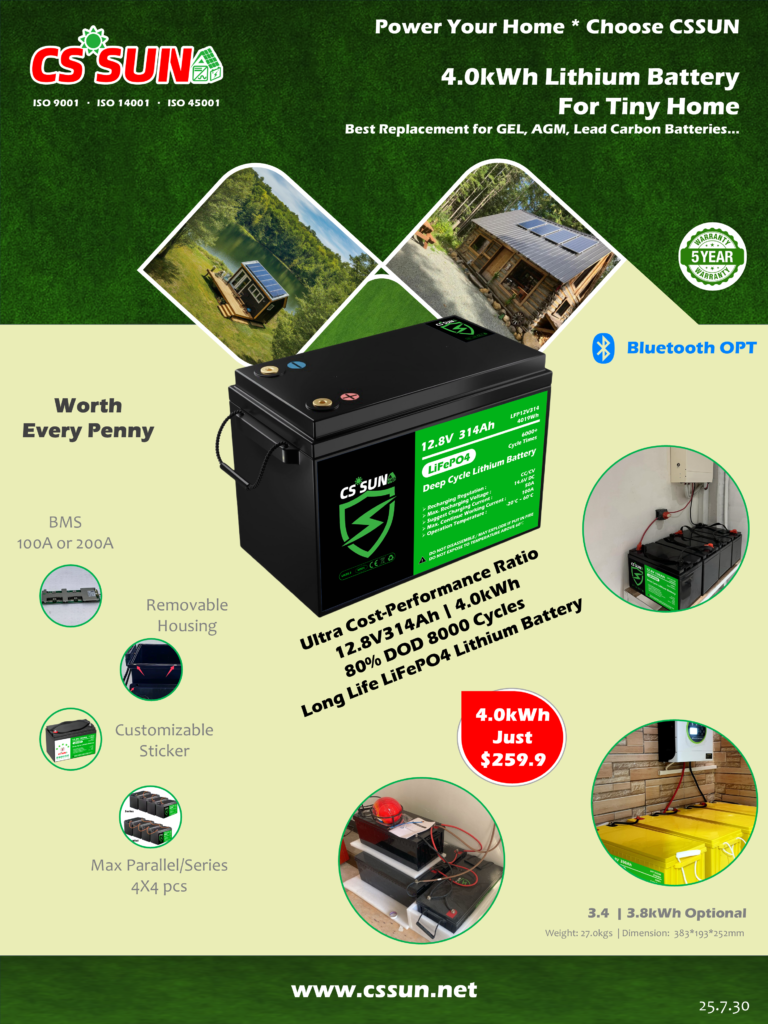 4Kwh Battery For Tiny Home Sp